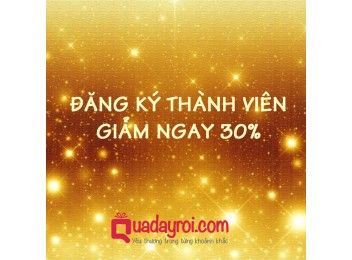 ƯU ĐÃI ĐĂNG KÝ THÀNH VIÊN TẠI QUADAYROI.COM | Giảm ngay 30% tất cả mặt hàng 